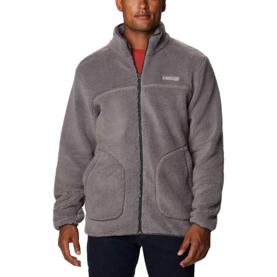 Stadtgrau/shark Columbia Robuste Ridge Ii Sherpa-fleecejacke Für Herren
