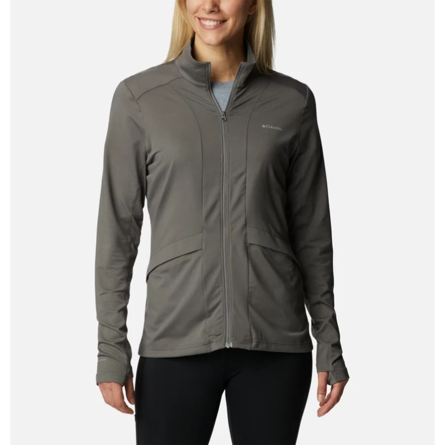 Stadtgrau Damen Wandern Wandern Technische Fleecejacke Columbia