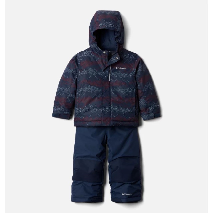 Coll Navy Dotscape Print/coll Navy Buga Set Für Kleinkinder Columbia Neu