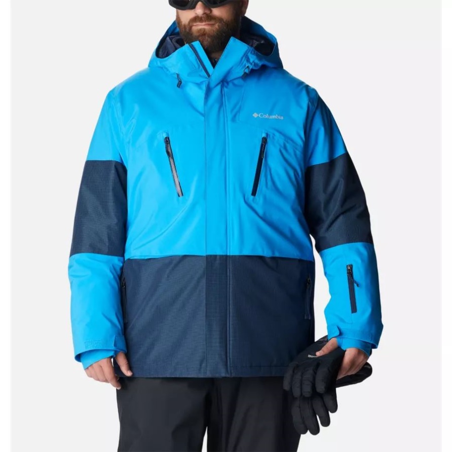 Coll Navy Ripstop/kompassblau Luftsteigklemme Omni-heat Infinity Isolierte Jacke Für Herren Big Columbia