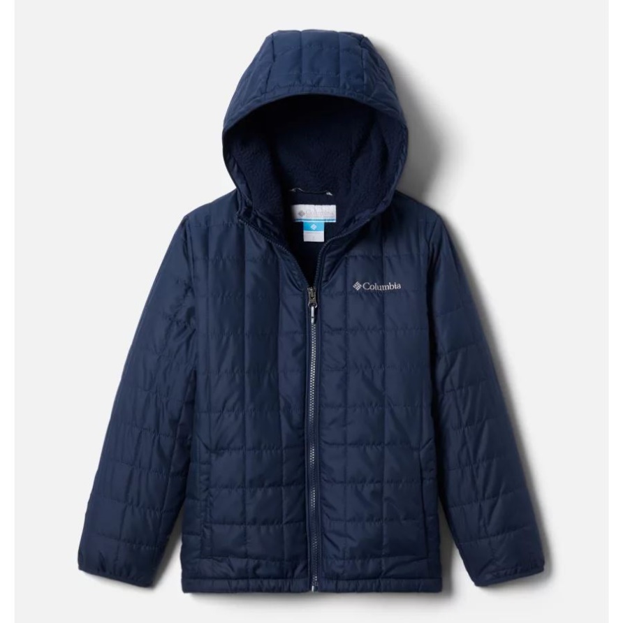 Collegiate Navy Jungenjacke Mit Robustem Ridge-Sherpa-Futter Columbia