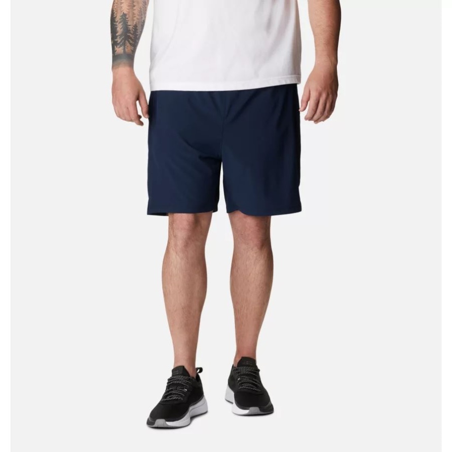 Collegiate Navy Columbia Alpine Chill Zero Herrenshorts Groß