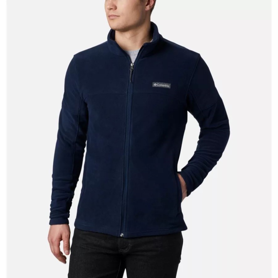 Collegiate Navy Columbia Waschbecken Trail Fleece Für Herren Mit Durchgehendem Reißverschluss
