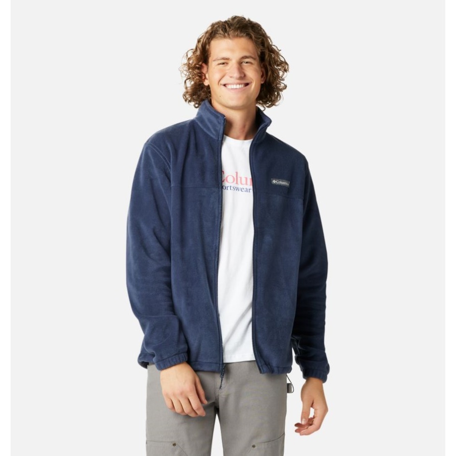Collegiate Navy Columbia Steens Mountain 2.0 Fleecejacke Mit Durchgehendem Reißverschluss Für Herren
