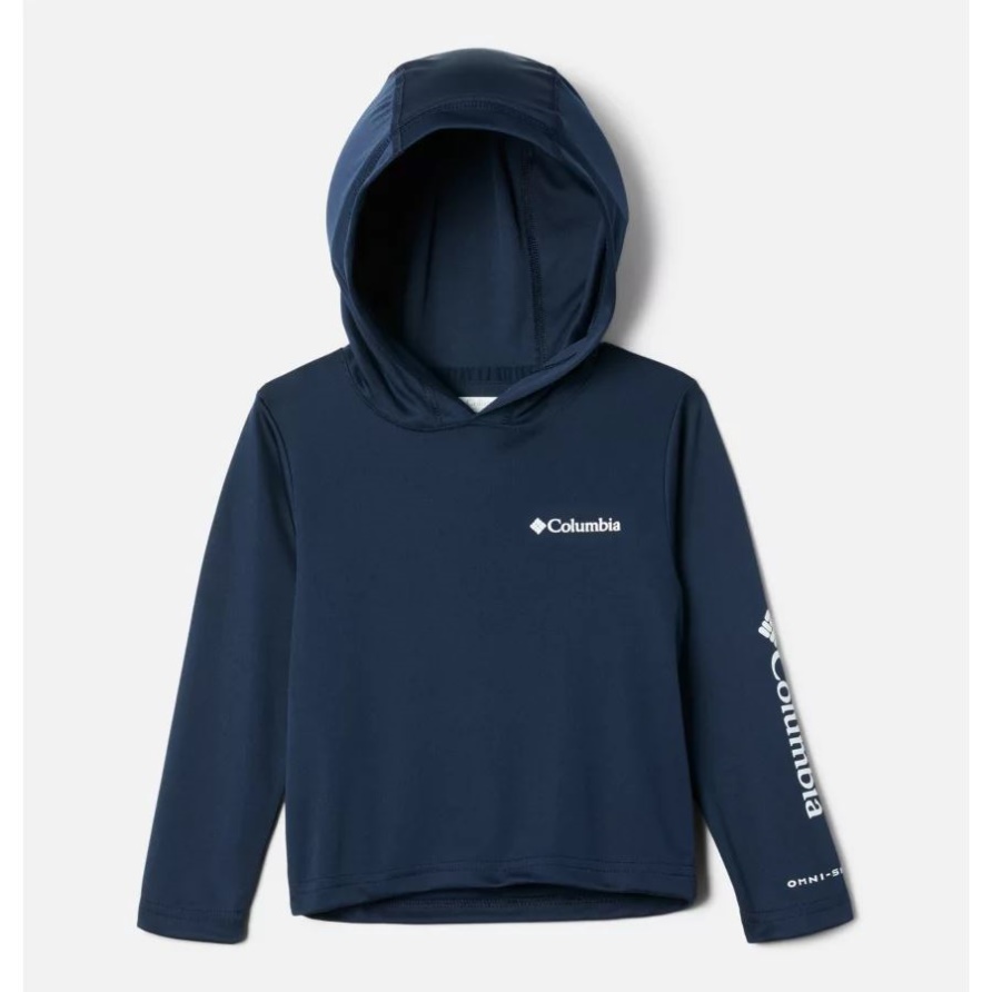 Collegiate Navy Columbia Kleinkind Fork Stream Hoodie