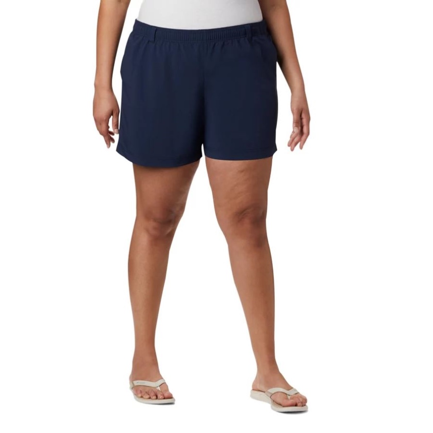Collegiate Navy Columbia Frauen Pfg Backcast Wasser Shorts Plus Größe