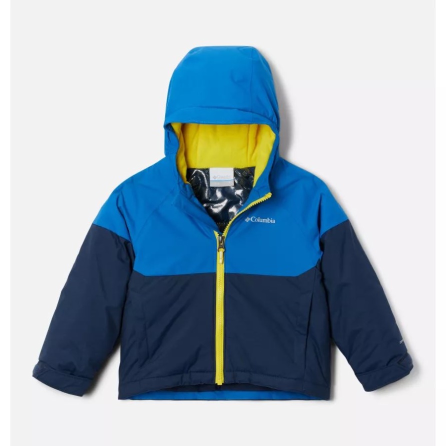 Collegiate Navy Heather/Bright Indigo Columbia Jungen Kleinkind Alpine Action II Jacke