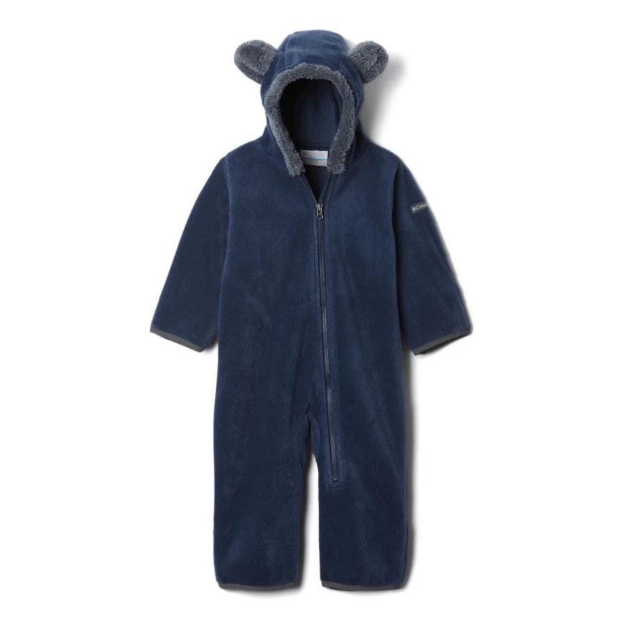 Collegiate Navy Infant Tiny Bear Ii Bunting Columbia