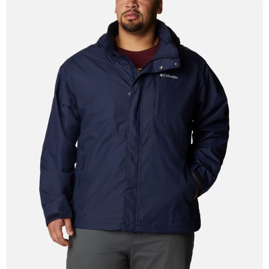 Collegiate Navy Cloud Crest Jacke Für Herren Big Columbia