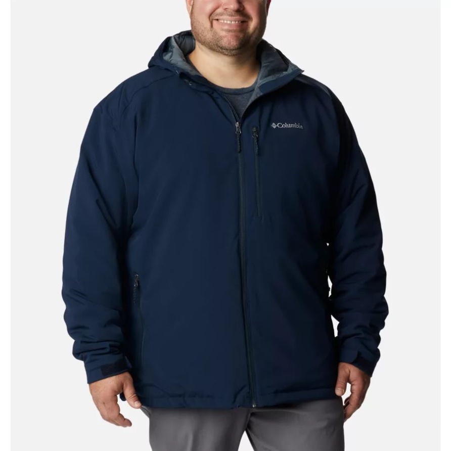 Collegiate Navy Gate Racer Softshell Kapuzenjacke Für Herren Big Columbia