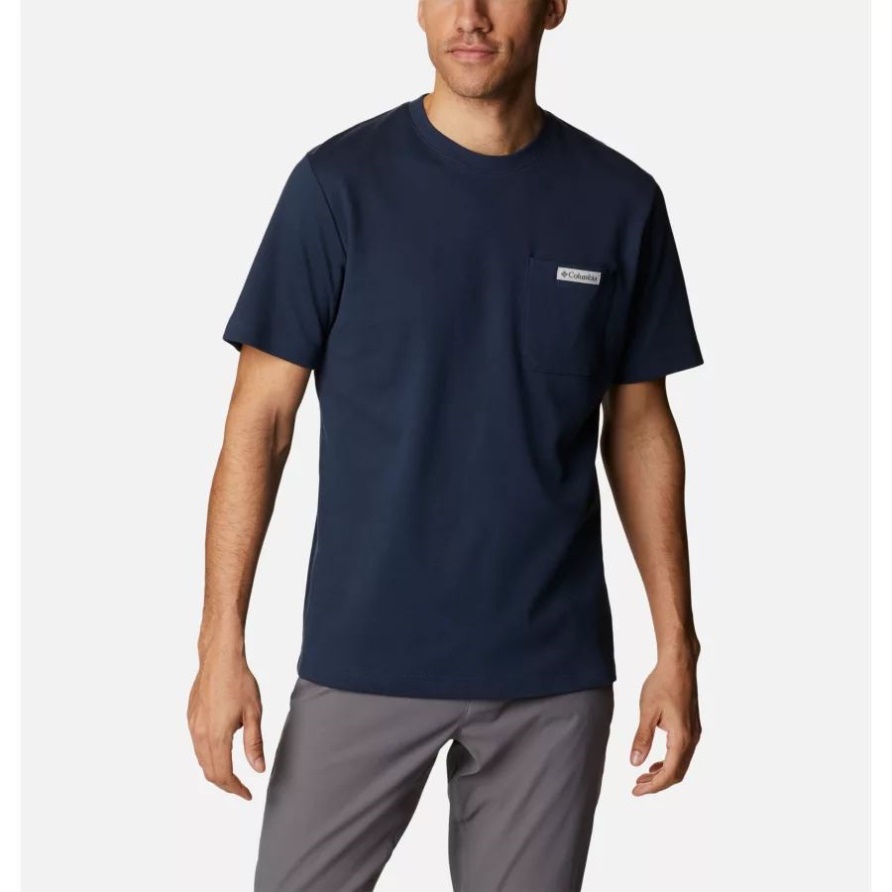 Collegiate Navy Heritage Park Pocket T-Shirt Für Herren Columbia