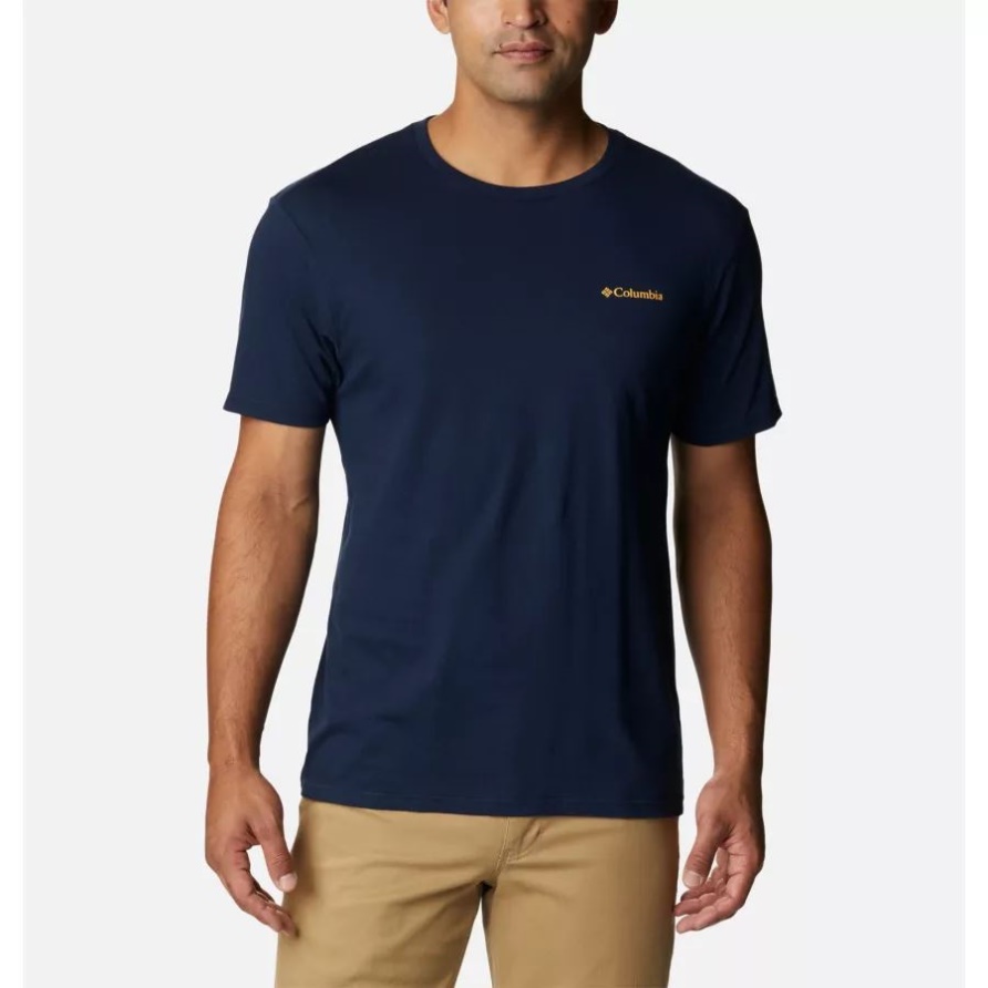 North Cascades T-Shirt Für Herren In Collegiate Navy Columbia