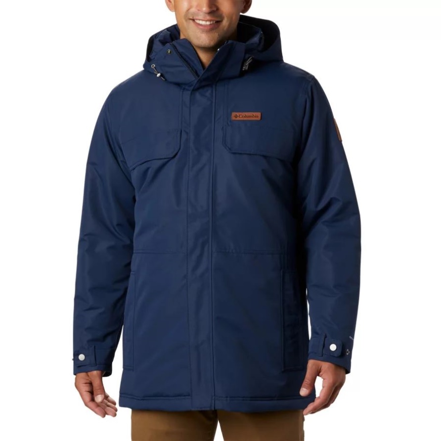 Collegiate Navy Herren-Rough Path Parka Columbia