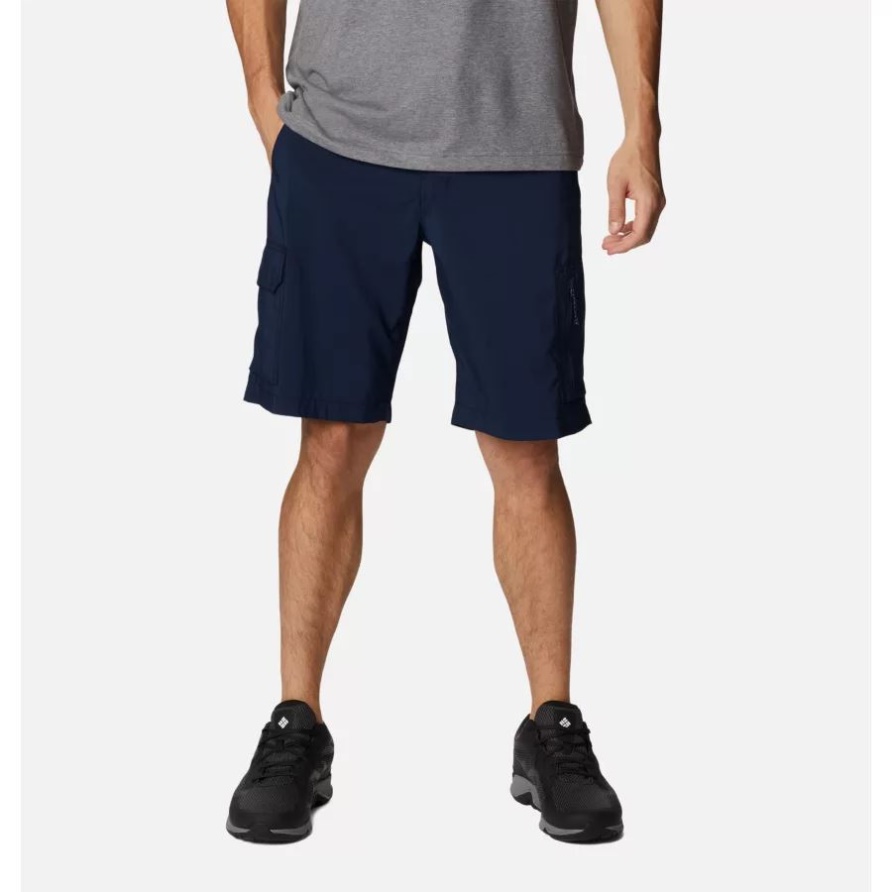 Collegiate Navy Silver Ridge Utility Cargo-Shorts Für Herren Columbia