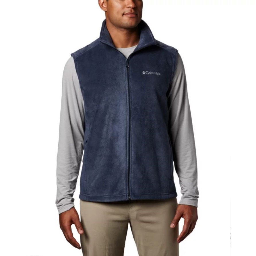 Collegiate Navy Steens Mountain Fleece Weste Für Herren Columbia