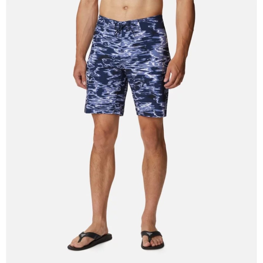 Collegiate Navy Ripples Columbia Herren Pfg Offshore Ii Bordshorts