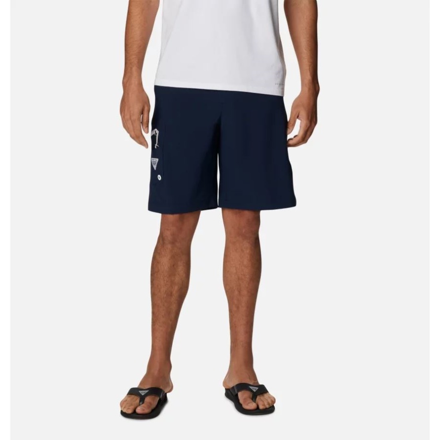 Collegiate Marineblau/weiße Pfg-terminal-tackle-shorts Für Herren Columbia