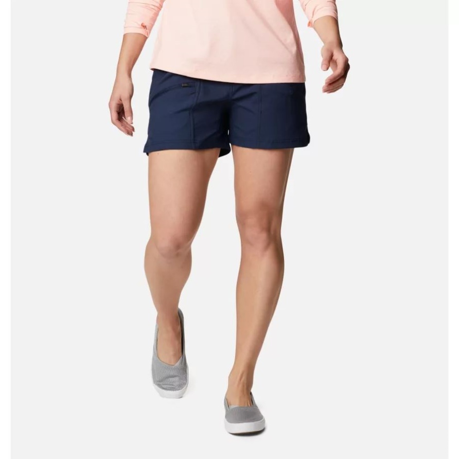 Collegiate Navy Pfg Skiff Guide Shorts Damen Columbia
