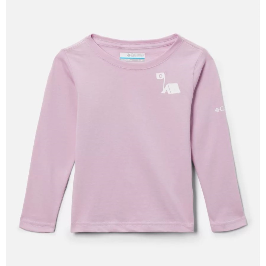 Columbia Aura/Edelstein Wanderer Mädchen Kleinkind Hazeldel Hill Ls Grafik T-Shirt