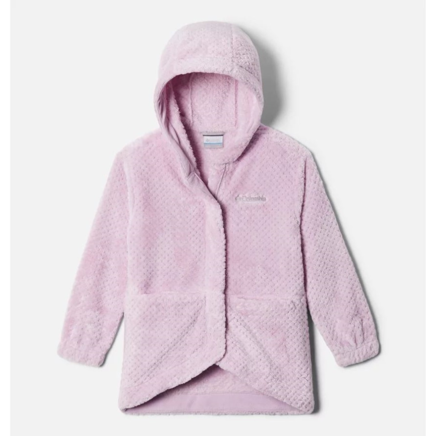 Columbia Aura Fire Side II Lange Sherpa-Fleecejacke Für Mädchen