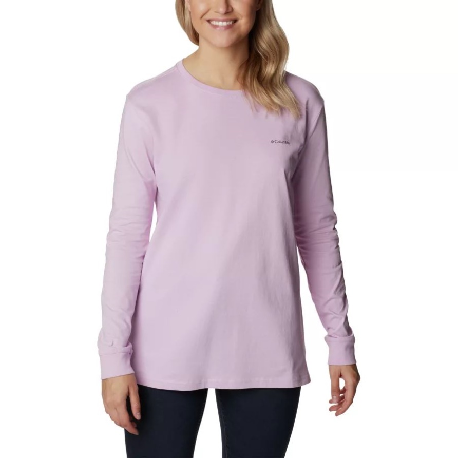Columbia-Aura/Parkfrauen Im Freien North Cascades Hinteres Langärmliges T-Shirt Mit Grafik