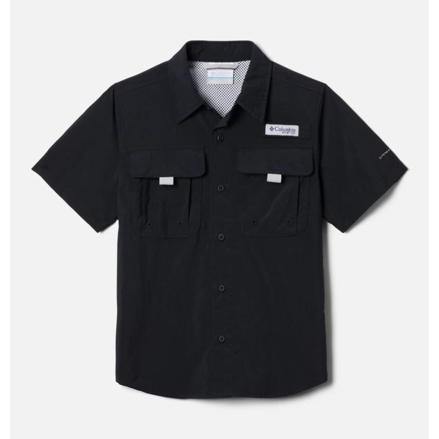 Columbia Black Pfg Bahama Kurzarmhemd Für Jungen