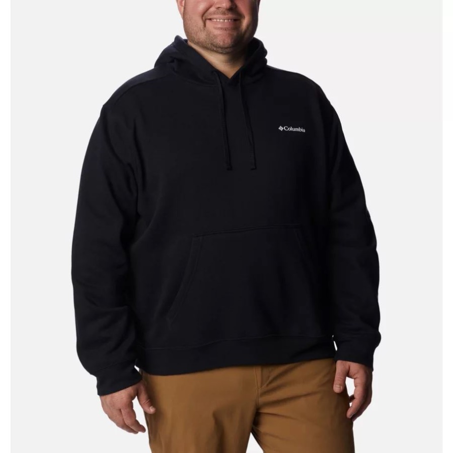 Columbia Black/csc Sleeve Logo Columbia Trek Hoodie Für Herren Groß