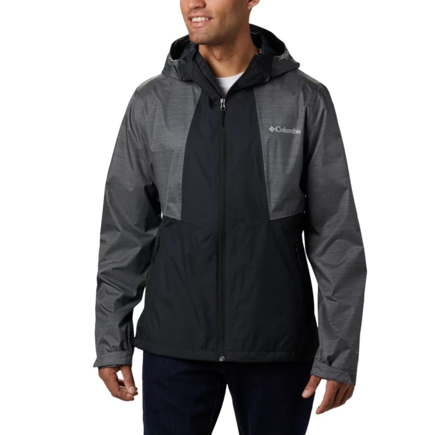 Columbia Black/Graphite Heather Inner Limits II Wasserdichte Jacke Für Herren