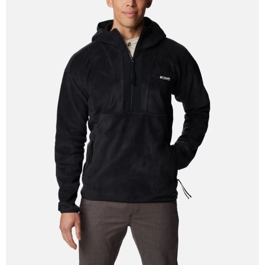 Columbia Black Back Bowl Fleece-Hoodie Mit Halbem Reißverschluss Für Herren