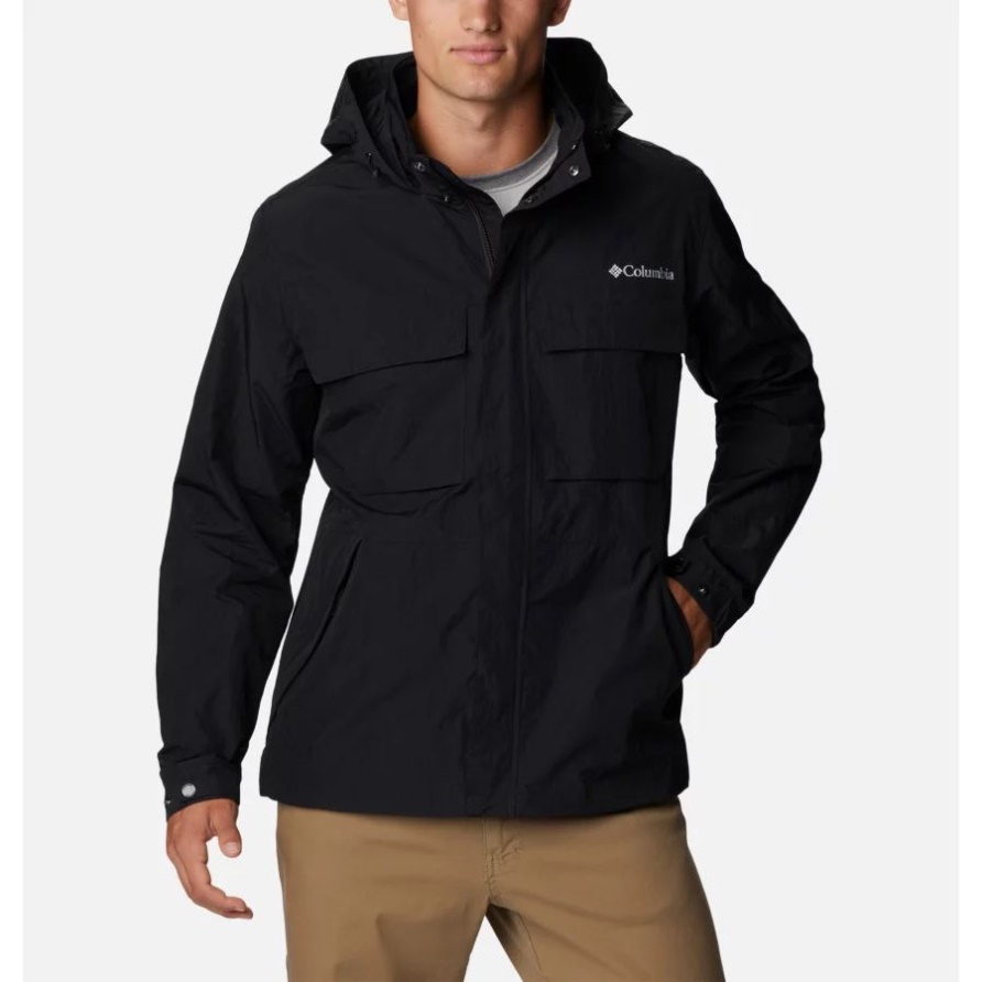 Columbia Schwarze Coho River Jacke Für Herren
