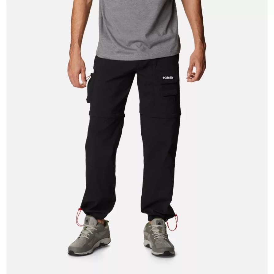 Columbia Black Field Creek Cabrio-Cargohose Für Herren