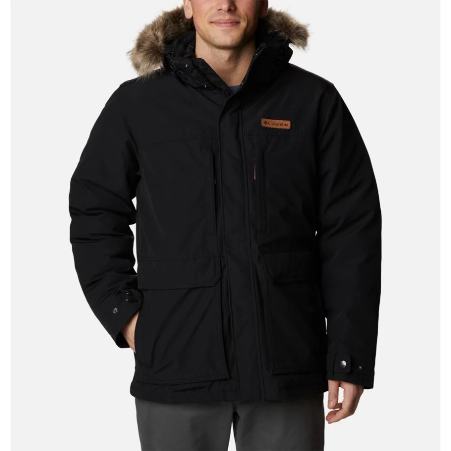 Columbia Schwarze Marquam Peak-Jacke Für Herren