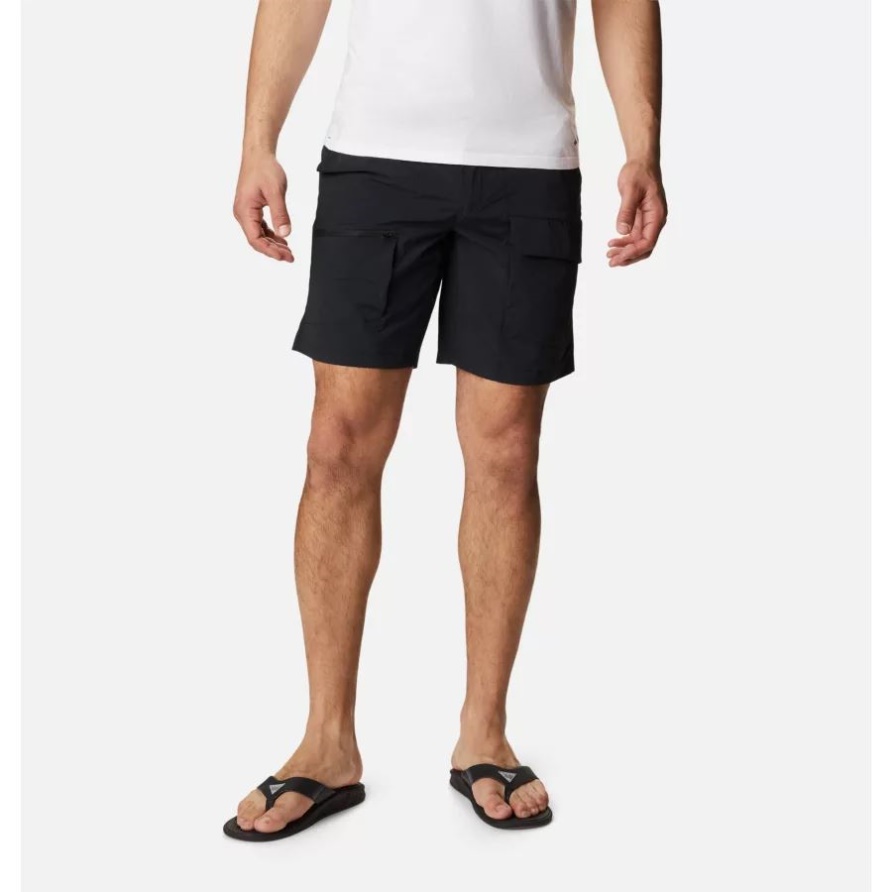 Columbia Schwarze Maxtrail Ii Wandershorts Für Herren