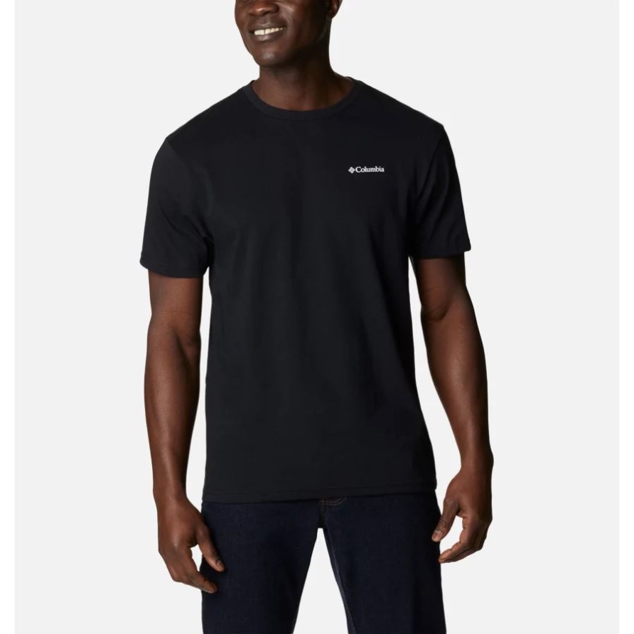 North Cascades T-Shirt Der Schwarzen Männer Columbias