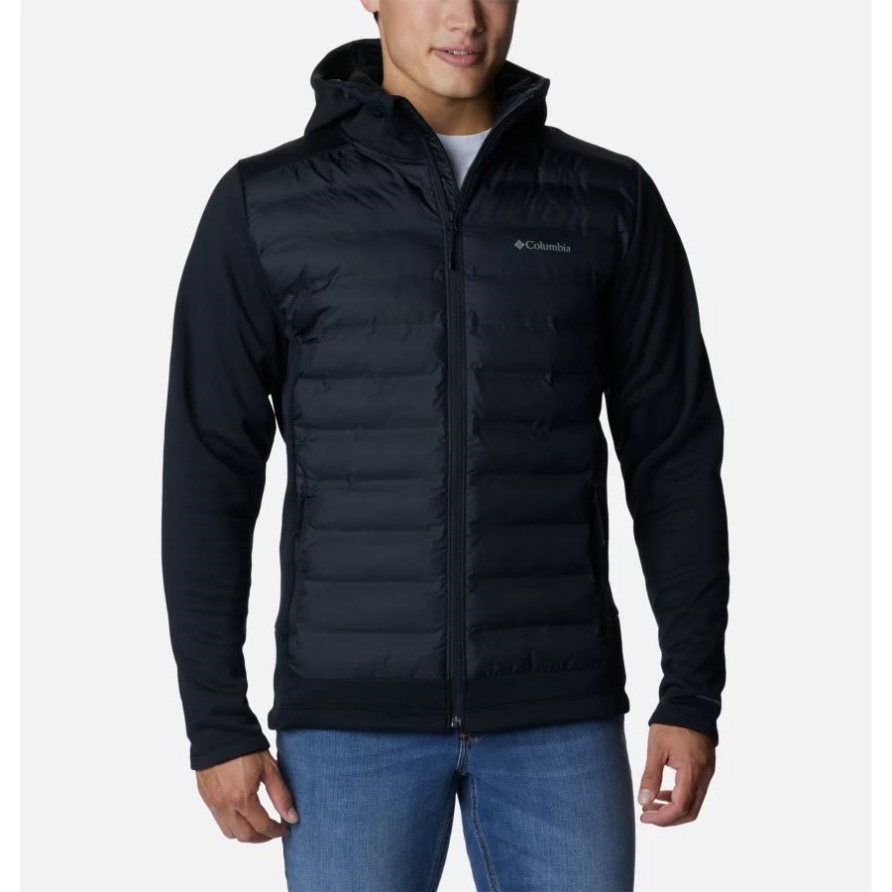 Columbia Black Out-Shield Isolierter Kapuzenpullover Mit Durchgehendem Reißverschluss Für Herren