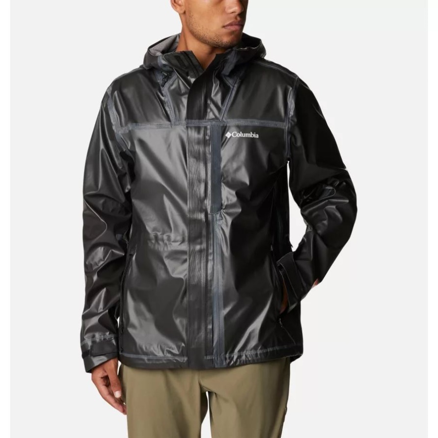Columbia Black Outdry Extreme Wildrain Shell-Jacke Für Herren