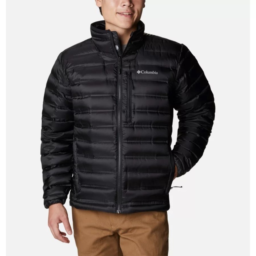 Columbia Black Pebble Peak Daunenjacke Für Herren