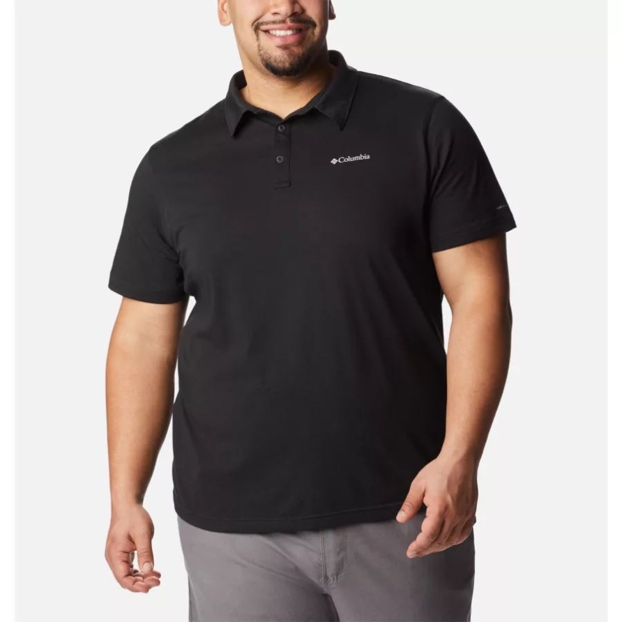 Columbia Black Thistletown Hills Poloshirt Für Herren, Groß