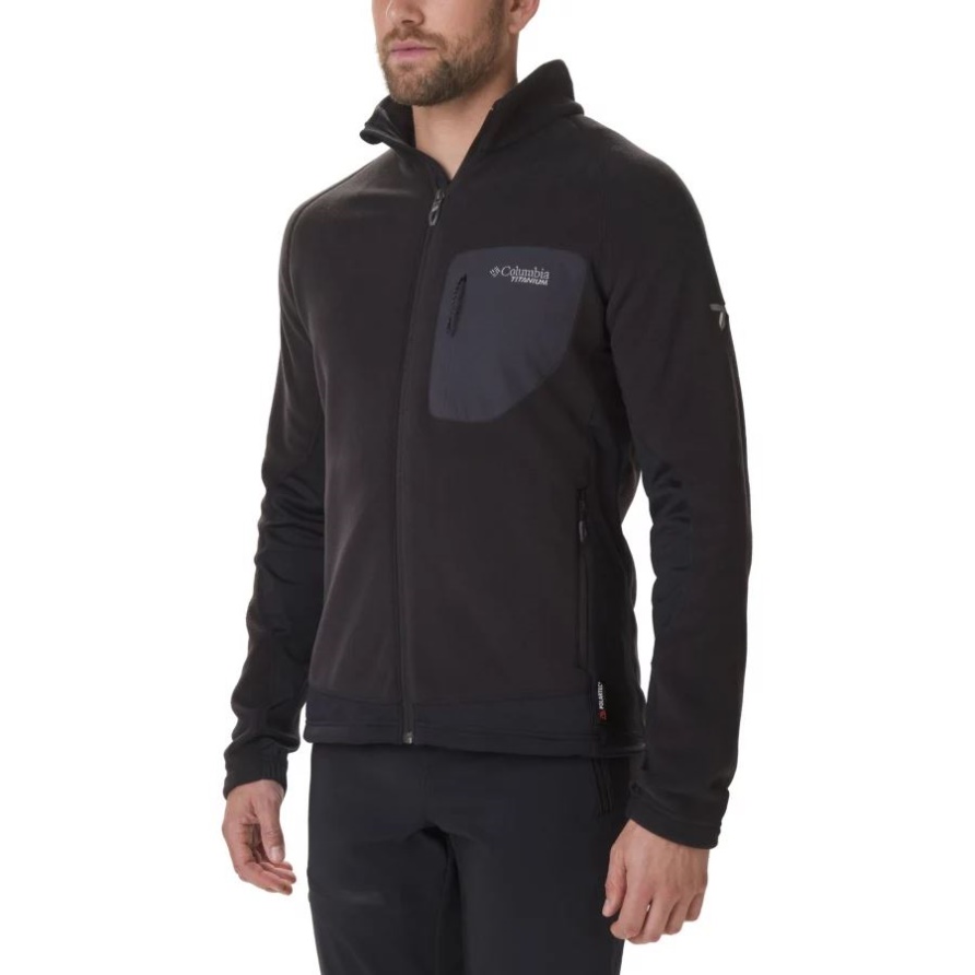Columbia Black Titan Pass 2.0 II Fleecejacke Für Herren