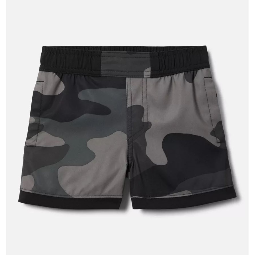 Columbia Black Mod Camo Sandige Shoresboard-Shorts Für Jungen Für Kleinkinder