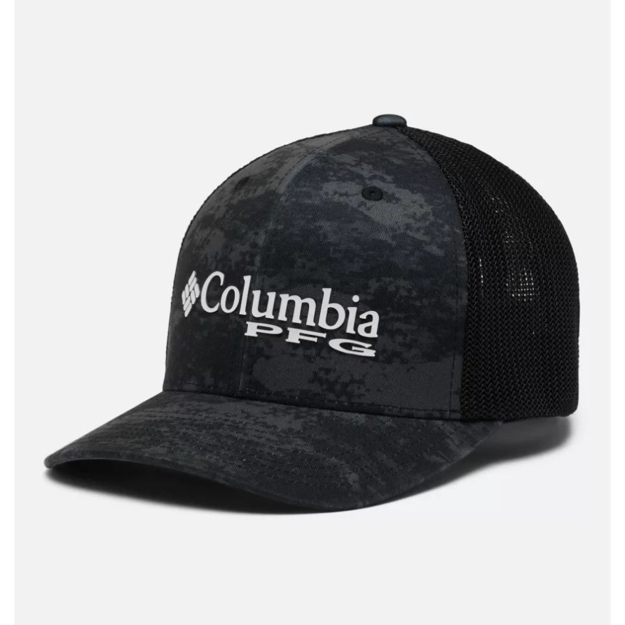 Columbia Black Pfg Camo Pfg Camo Mesh Kugelkappe