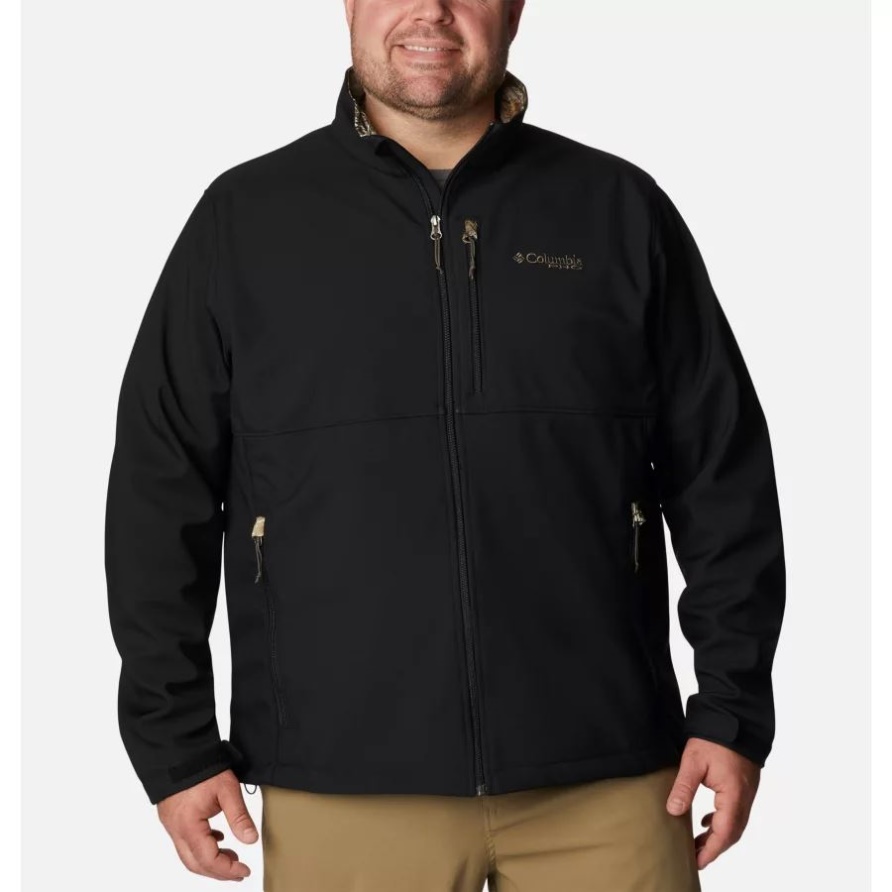 Columbia Black/rt Edge Phg Ascender Softshelljacke Für Herren Groß