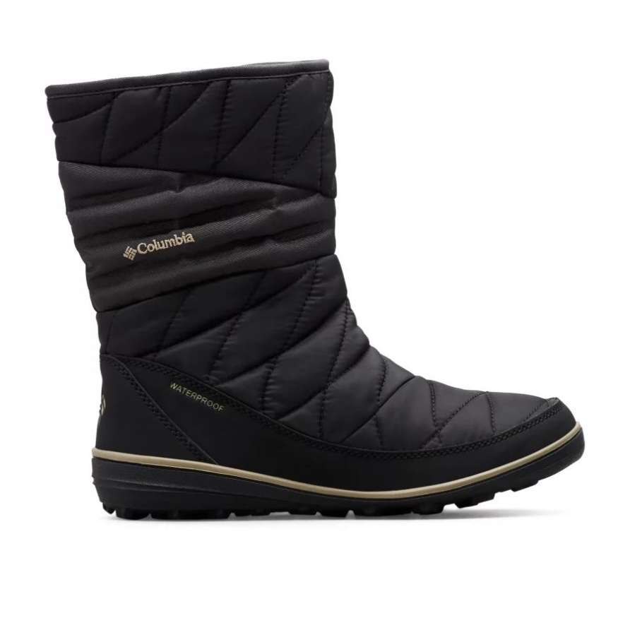 Columbia Schwarz/Silberner Salbei Heavenly Slip II Omni-Heat Stiefel Für Damen
