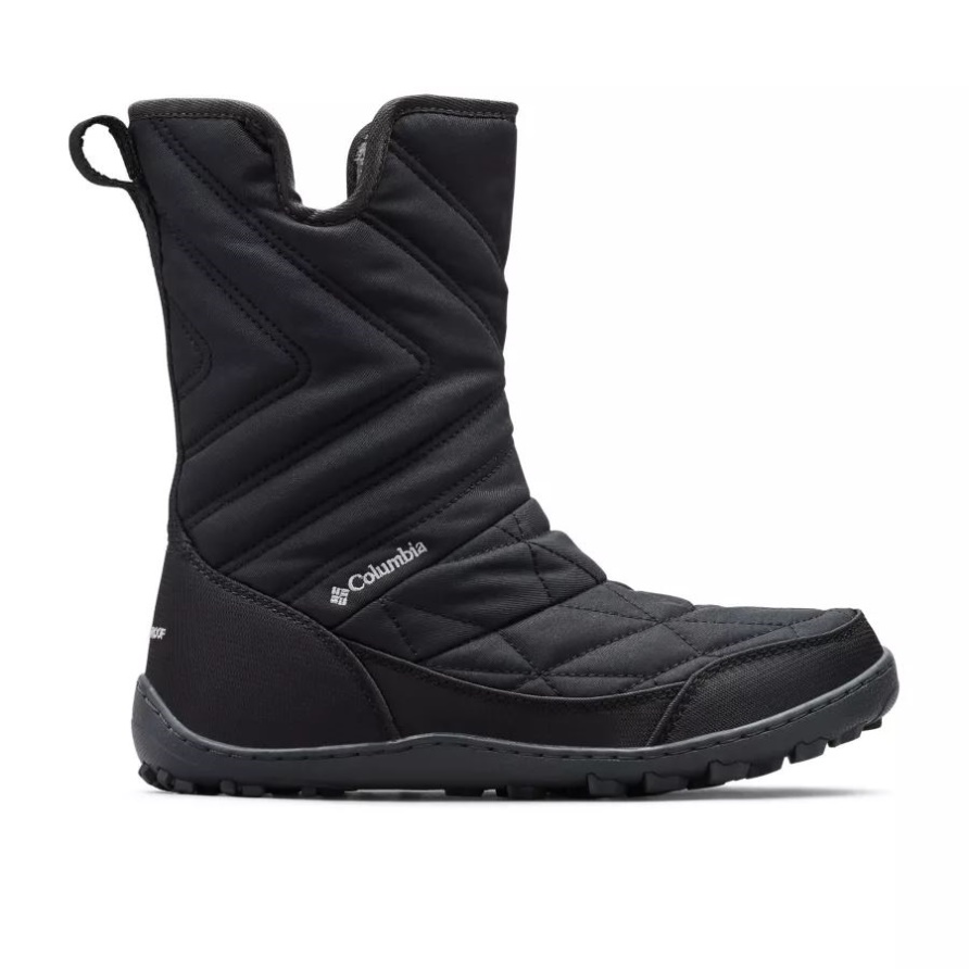 Columbia Black/steam Minx Slip Iii Wasserdichter Winterstiefel Für Damen