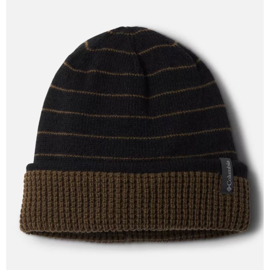 Columbia Black Stripe/Olivgrün City Trek Wendemütze