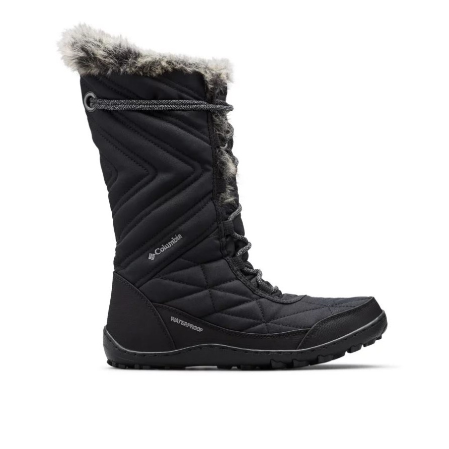 Columbia Schwarz/ti Grauer Stahl Minx Mid Iii Stiefel Für Damen