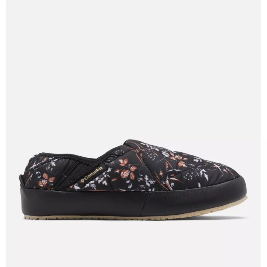 Columbia Schwarz/warm Gold Damen Herbst Lazy Bend Moc Slipper