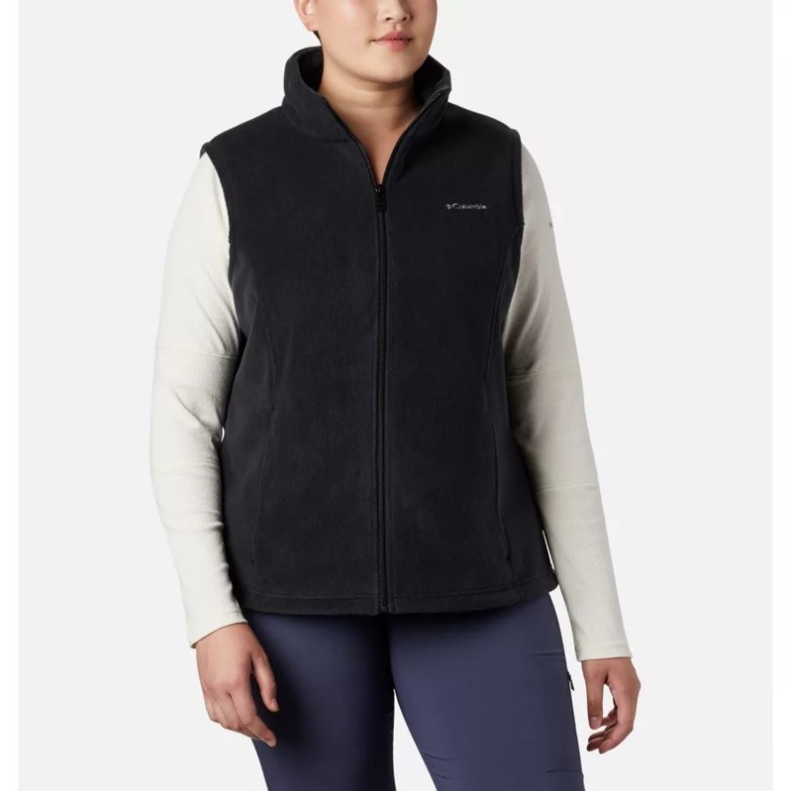 Columbia Black Benton Springs Weste Für Damen In Übergröße