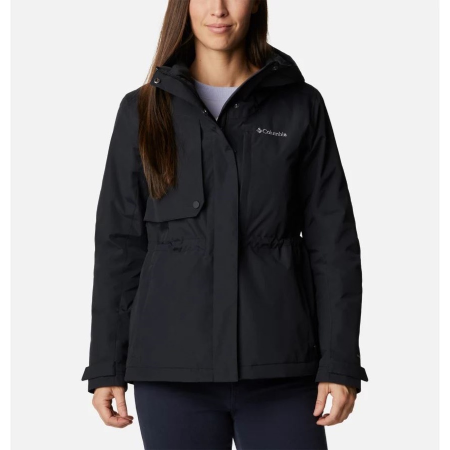 Columbia Black Hadley Trail-Jacke Für Damen