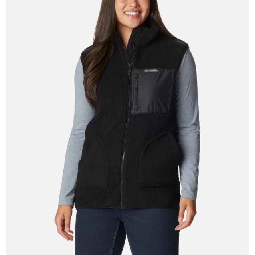 Columbia Black Holly Hideaway Weste Für Damen